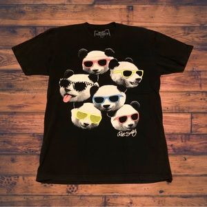 Colorful Rainbow Pandas Scene Emo Y2K Kid Etnies DC Shirt Zumiez Spencer’s